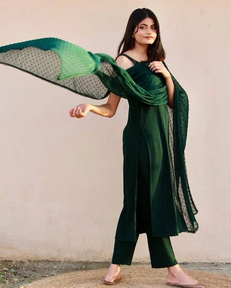 Green Sharara - Buy Trendy Green Sharara Online in India | Myntra