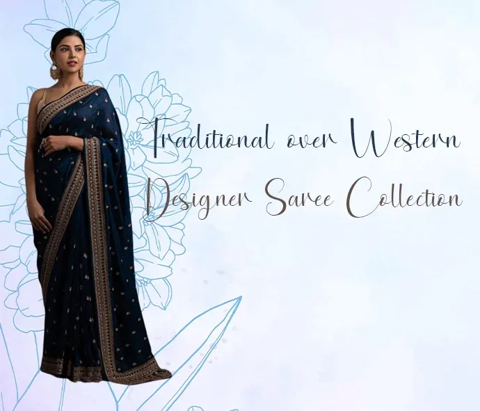 Dress me Royal's Saree Collection Banner