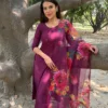 Wine kurti set