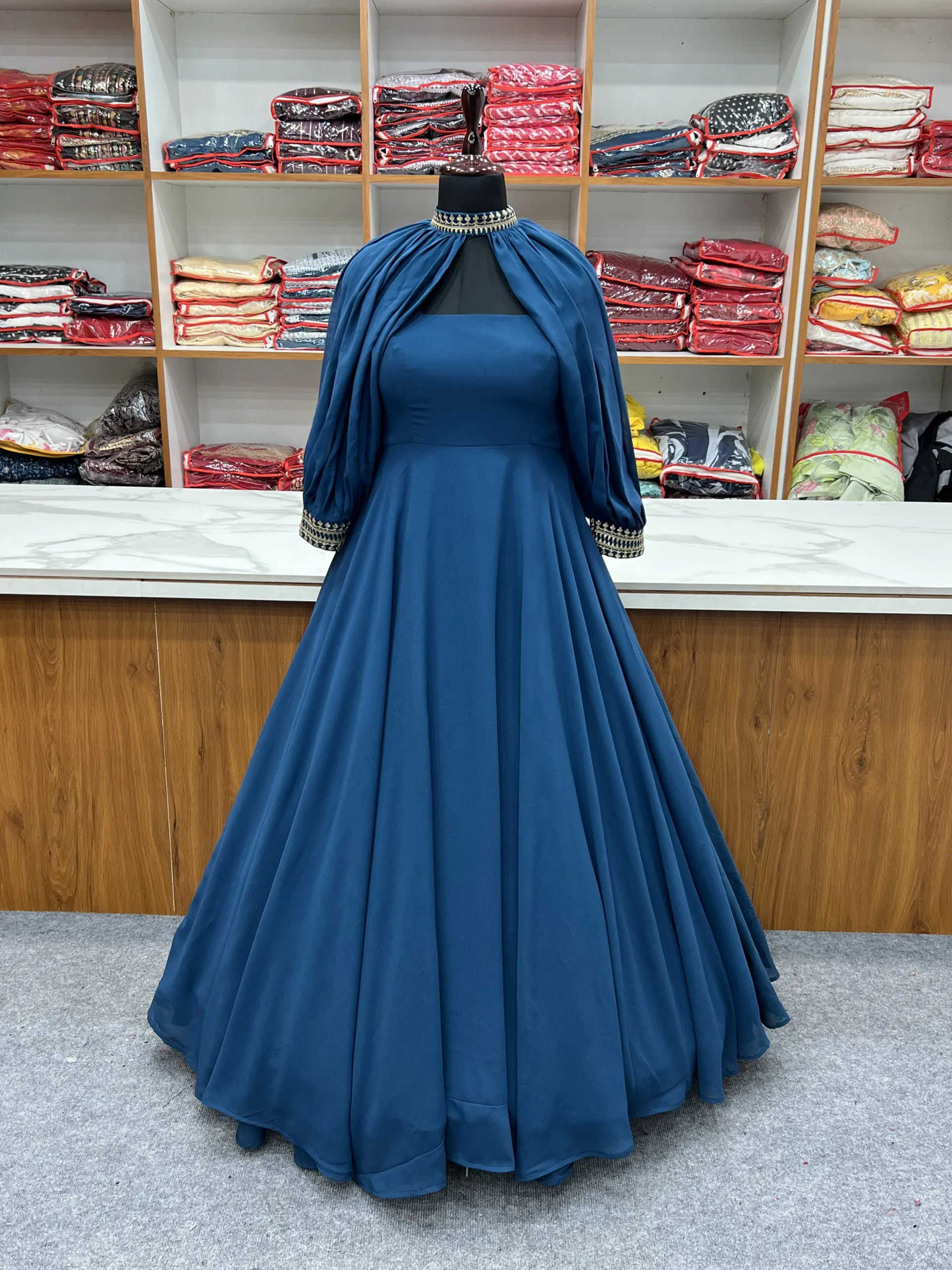 Buy Blue Dresses & Gowns for Women by Zeelpin Online | Ajio.com