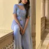 Lilac Indo-western dress