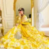 Yellow Haldi Dress for women