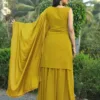 Yellow Sharara Set for women