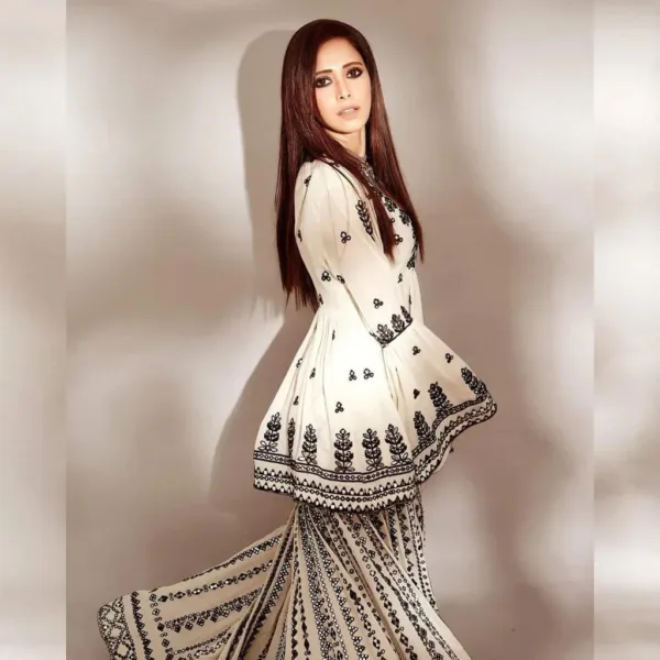 White Sharara Suit for women