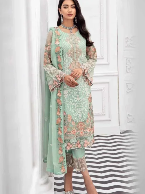 Sky Blue Salwar Suit for Women