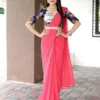 Pink Party Wear Saree for women