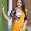 Yellow Saree with blouse