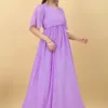 Women Gown in Lilac color