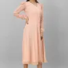 Peach Gown for Ladies