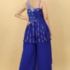 Blue Sharara dress for women