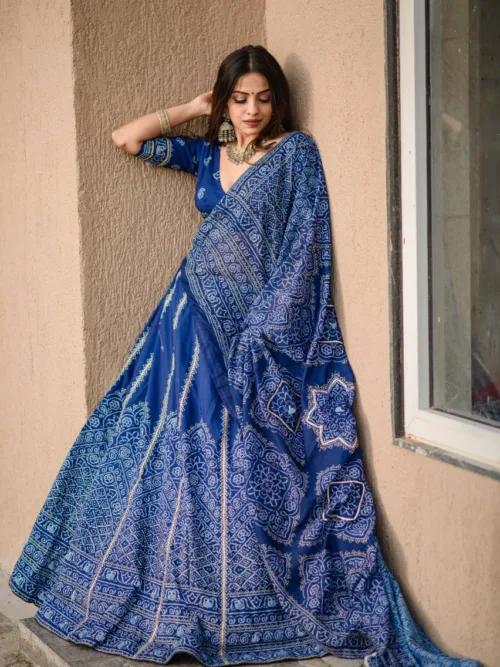 Blue Lehenga Choli Under 3000