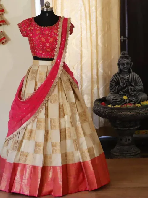 Banarasi Lehenga Choli Set for Women