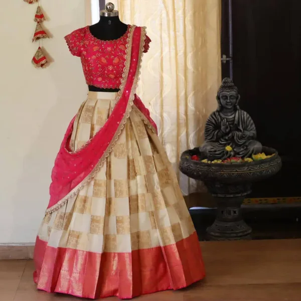 Banarasi Lehenga Choli Set for Women