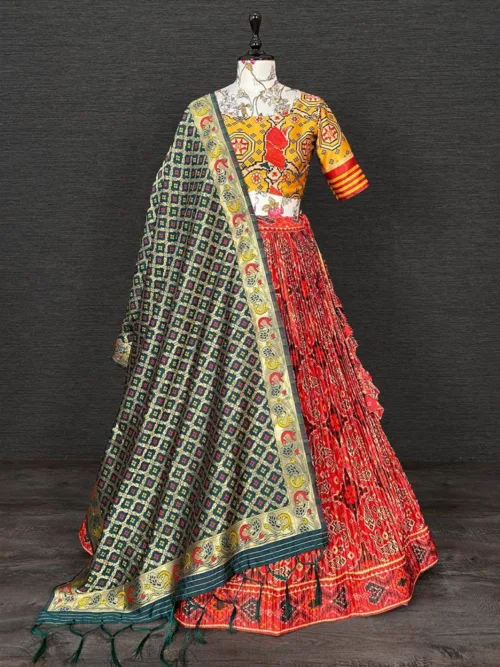 red lehenga choli for women