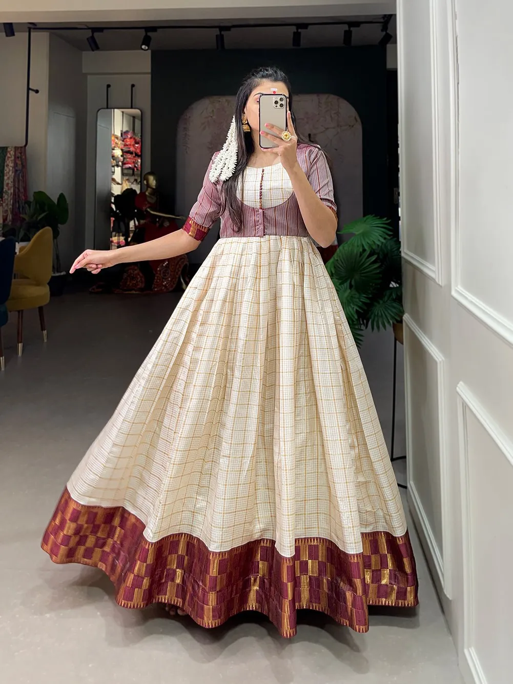 Pakistani Designer Bride Wedding Dress in Maroon Online – Nameera by Farooq