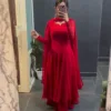 Red Outfit for Pooja